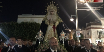 La Virgen de la Estrella regresó a la Castrense dos semanas después tras participar en la Magna Mariana