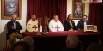 El Ministro General de la Orden de la Santísima Trinidad visitó a los cofrades de Medinaceli