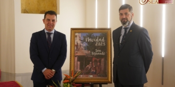 Jesús Posada inició la cuenta atrás para una nueva Navidad con la presentación del cartel de los belenistas