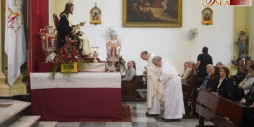 Con una Solemne Función finalizaron los cultos a Cristo Rey en su solemnidad