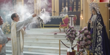 Función y Besamano en honor de la Virgen de la Soledad con motivo de la festividad de Todos los Santos