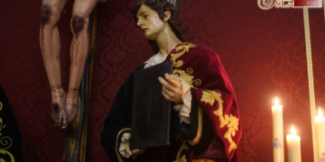 En la Expiración también se celebró una misa por la festividad de San Juan Evangelista