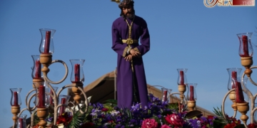 El Cristo de la Almadraba será sustituido por uno maniatado con la advocación del Señor de la Sentencia de Joaquín Domínguez Vidal