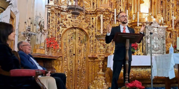 Samuel Sánchez anunció una nueva Navidad en el Pregón de la asociación 24 de septiembre