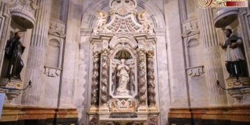 La Capilla de la Asunción luce con todo su esplendor en la Catedral de Cádiz