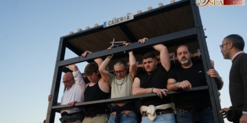 La cuadrilla del Perdón también inicia su preparación para la Semana Santa
