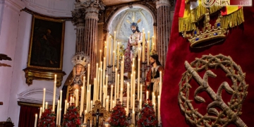 Los hermanos del Ecce-Homo de Cádiz celebraron los cultos a su Titular cristífero