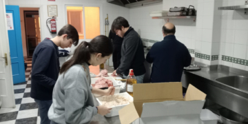 Con el inicio del 2024 prosigue la cocina solidaria del Huerto