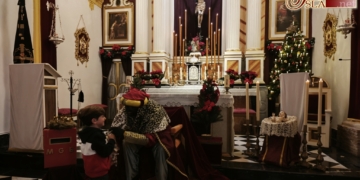 El Heraldo Real recogió las cartas para los Reyes Magos en la Capilla de la Vera-Cruz