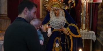 Misericordia potencia la celebración de la Candelaria en la Pastora con la presentación de los niños bautizados
