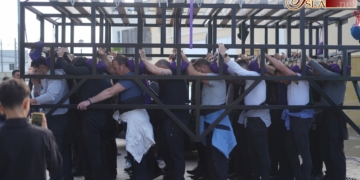 Las cuadrillas de Nazareno y Dolores arrancaron su preparación para una nueva madrugada de Viernes Santo