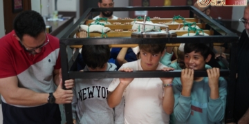 Escolares pasan por la JCC para conocer de cerca el mundo de la carga