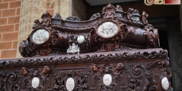 El paso de Jesús Nazareno ya está en la Iglesia Mayor