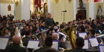 Agripino Lozano adelanta en concierto parte de su repertorio del Martes Santo junto a la Caridad