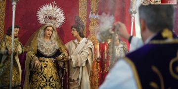 La Función a la Virgen de la Salud abrió el Domingo de Pasión en la Pastora