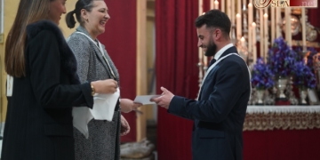 Hermanos de Medinaceli recibieron una distinción por 25 años de pertenencia a su nómina