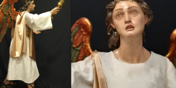 Así es el Ángel Confortador de Jesús Vidal para la Hermandad del Huerto de Martos