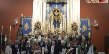 Función y reconocimiento a los hermanos que cumplen 25 años en el Rocío para finalizar los cultos previos a la Romería