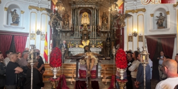 La Viña se despidió del Cristo de la Misericordia antes de su restauración