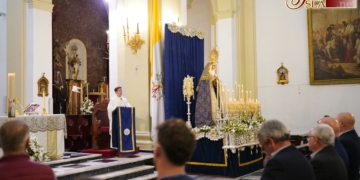 Hoy ha dado comienzo en la Castrense los cultos en honor a la Virgen de la Estrella