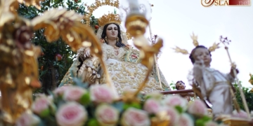 La Divina Pastora será trasladada a partir de las cinco y cuarto de la tarde para incorporarse al cortejo del Corpus