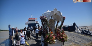 La Diputación sufraga el cruce del Guadalquivir a los romeros gaditanos en Bajo de Guía