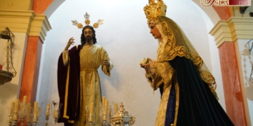 La Virgen de la Estrella preside hoy el rezo del Santo Rosario por las calles de la feligresía