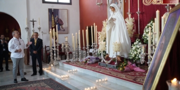 Ofrendas en forma de cantos, saetas y regalos a la Virgen del Amor antes de su restauración
