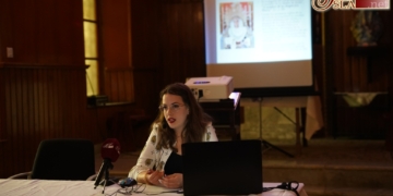 Beatriz Rodríguez López disertó sobre el origen, la iconografía y representación de la Santísima Virgen