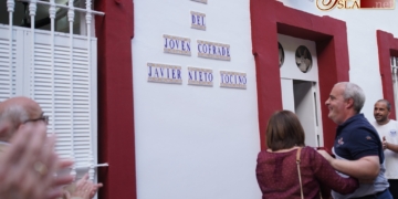 El local de los salesianos reformado, bendecido y renombrado como la ‘Casa del joven cofrade Javier Nieto Tocino’