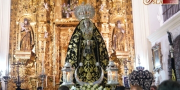 Con la llegada a la Compañía de María concluye la primera etapa de los traslados de la Virgen de los Dolores de Servitas