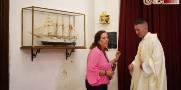 La luz de la maqueta del Juan Sebastián Elcano se apagó tras el regreso del buque-escuela del XCVI crucero de instrucción