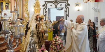 Con la Solemne Función y Besamano concluye la primera parte del 16 de julio junto a la Patrona