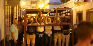 Los costaleros de la Pastora comenzaron ayer su preparación para el 15 de agosto