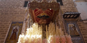 El gaditano palio de la Virgen de la Caridad estará en la Magna de Jerez