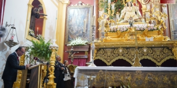 José María Vidal felicita a la Pastora ‘de cayado y sombrero’ en el inicio de un nuevo 15 de agosto