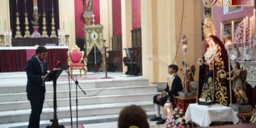 Solemne Función y felicitación a la Virgen de las Lágrimas como punto y final de sus cultos