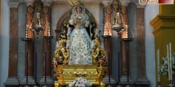 Hoy la Virgen de los Dolores presidirá el rezo del rosario por las calles de la feligresía de la Iglesia Mayor
