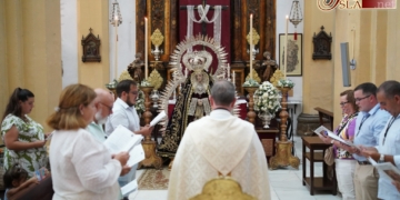 Los Servitas comienzan con las vísperas los cultos en honor a la Virgen de los Dolores