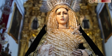En el Carmen expuesta en veneración la Virgen del Mayor Dolor en Su Soledad