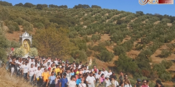 Miles de egabrenses y devotos acompañaron a la Virgen de la Sierra en la tradicional ‘Bajá’