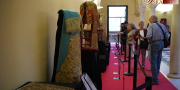 16 sayas y 14 vestidos de toreros conforman la exposición ‘Vestida eres de Gracia’ de la Magna Mariana de Jerez