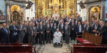Los nuevos hermanos de la Santa Caridad prestaron juramento en la Función de San Miguel
