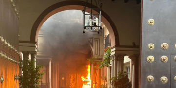 Incendio en la iglesia de San Antonio Abad de Sevilla