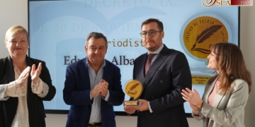 El PP reconoce a Eduardo Albarrán Orte en el marco de la defensa de la libertad de prensa