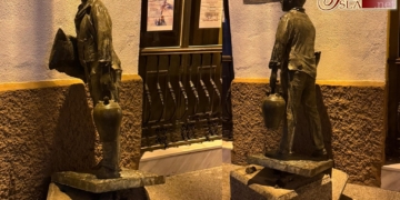 Un nuevo acto de vandalismo: este sábado le tocó al monumento al cargador