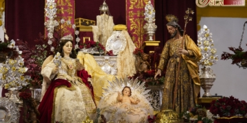 El Belén de Desamparados vuelve a exponerse un año más en la capilla de la Plaza de San José