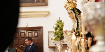 Jesús Posada cierra su ciclo pregonero con la exaltación a la Virgen de la Esperanza