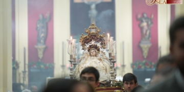 La procesión claustral con el Niño de San José clausuró la celebración de la Sagrada Familia en la Iglesia Mayor