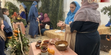 El Belén viviente de Medina se consolida como una de las citas ineludibles de la Navidad en la provincia